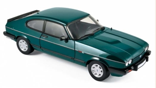 182718 Ford Capri 280 1986, Brooklands groen met., Norev