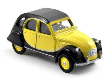 310506 Citroën 2CV Charleston, geel/zwart, Norev