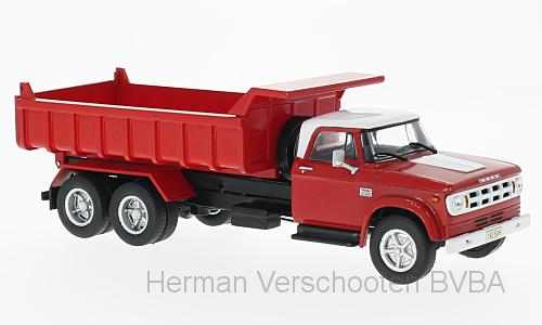 WB203 Dodge D 950, rood/wit, Whitebox