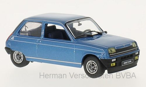 WB240 Renault 5 Alpine1976, blauw, Whitebox