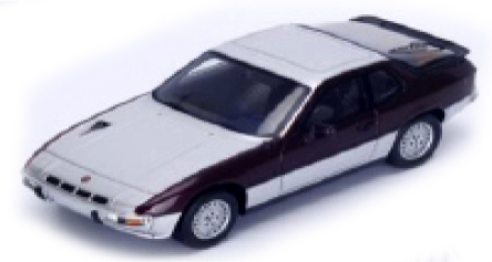 S1375 Porsche 924 Turbo 1979, zilver, Spark