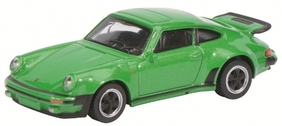 452010000 Porsche 911 Turbo (930), groen, Schuco