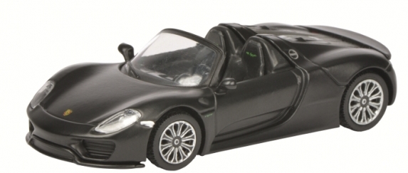 452011400 Porsche 918 Spyder, matzwart, Schuco