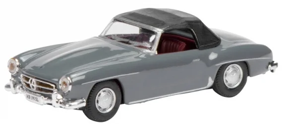 452618000 Mercedes-Benz 190 SL Softtop, grijs, Schuco