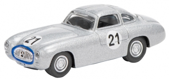 452618300 Mercedes-Benz 300 SL Prototype nr.21, zilver, Schuco