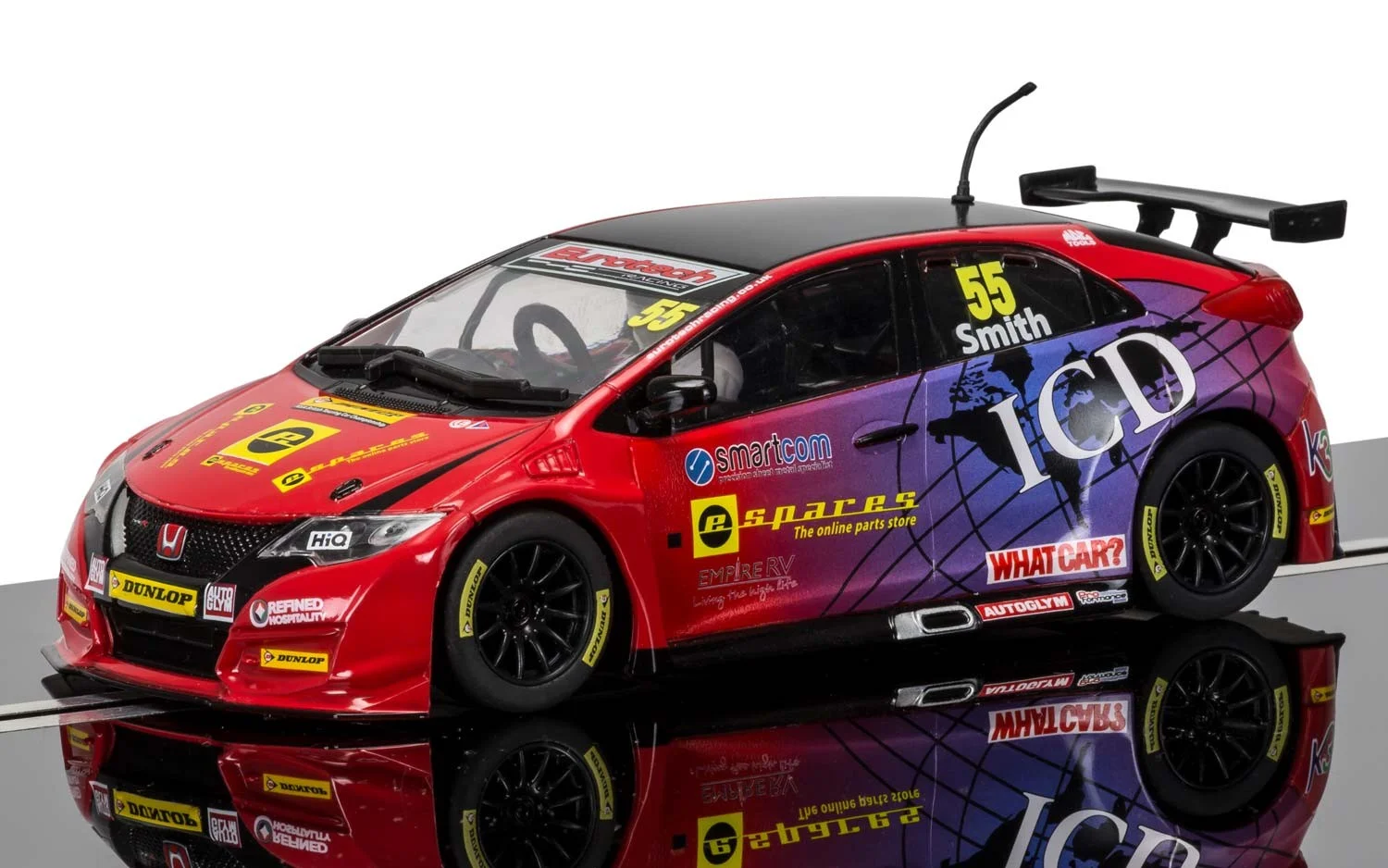 3860 BTCC Honda Civic Type R "BTCC 2016" Eurotech, Scalextric