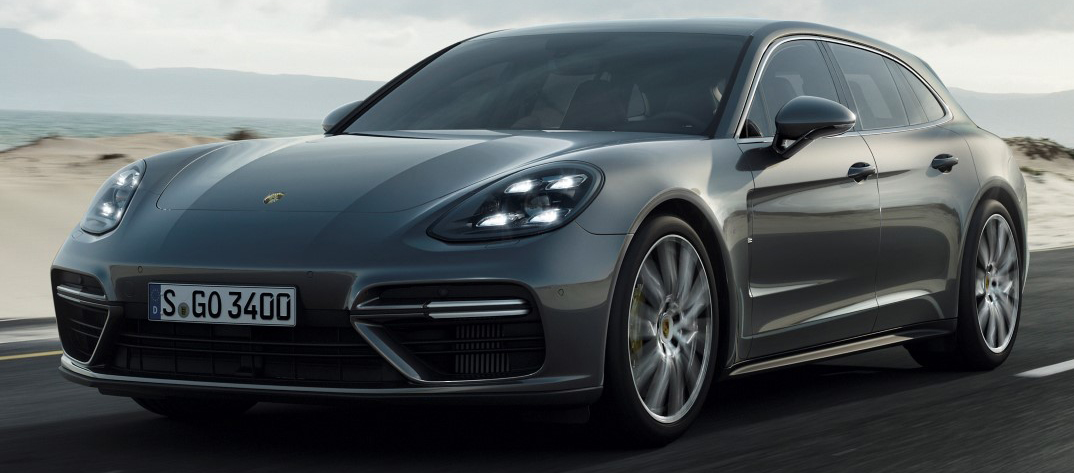 WAP0207610H Porsche Panamera Sport Turismo Turbo, grijs, Minichamps