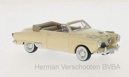 BOS43402 Studebaker Champion 2-door Convertible, lichtgeel, Bos