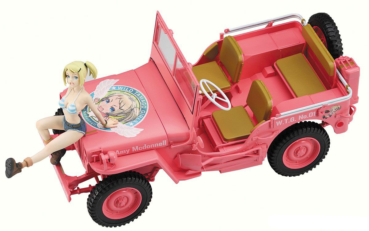 52156 Wild Egg Girls 1/4 Ton Utility Truck "Amy McDonnell w/ figure, Hasegawa, Schaal 1/35