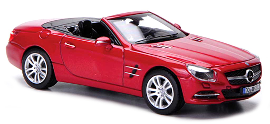 24041CR 2012 Mercedes-Benz SL500, rood, Welly