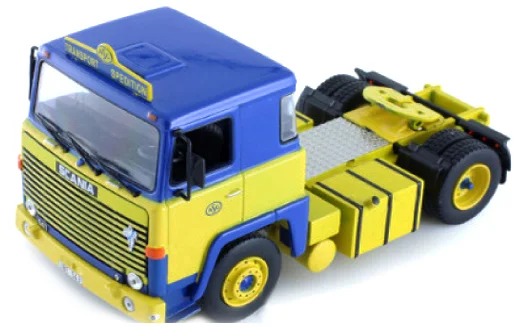 TR002 Scania LBT 141 1976, blauw/geel, Ixo