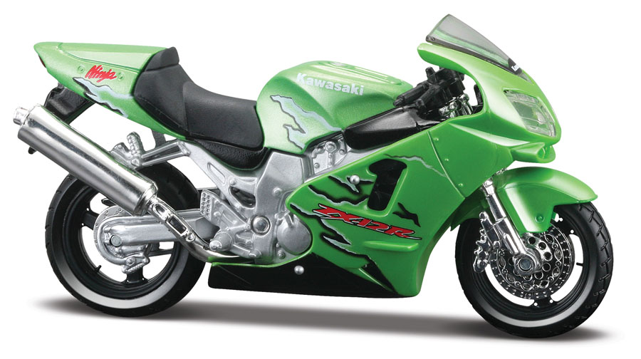 332G Kawasaki Ninja ZX-12R, groen, Maisto