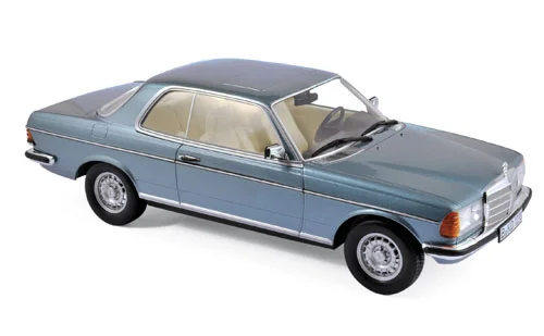 183588 Mercedes-Benz 280 CE 1980, zilverblauw met., Norev