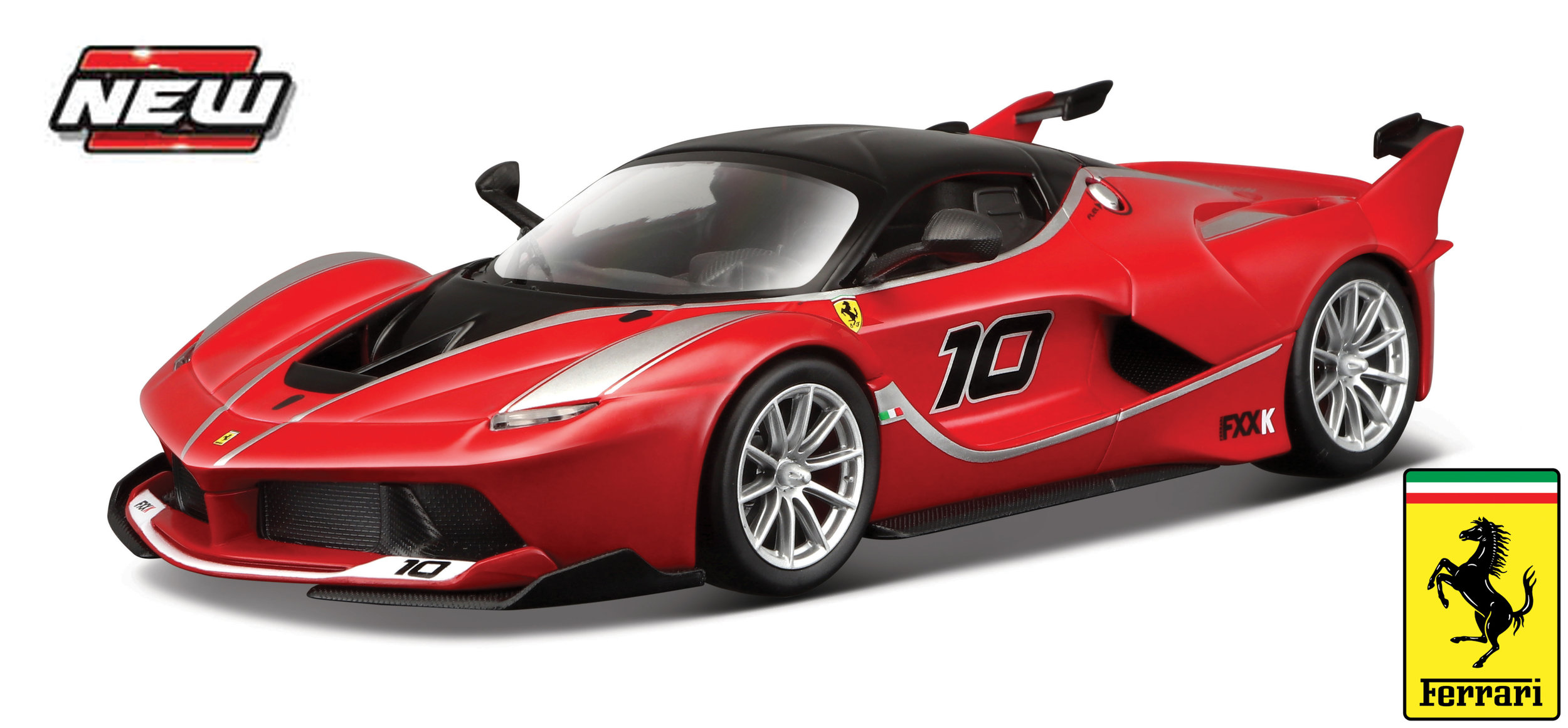 18-16010R Ferrari FXX-K #10, rood, Bburago