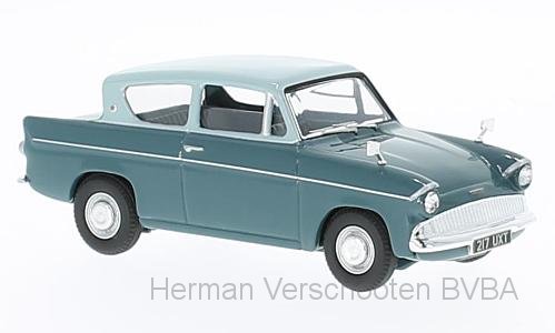 VA00132 Ford Anglia 105E Deluxe, blauw, Corgi