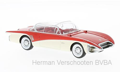 43845 Buick Centurion XP-301, rood/wit, Neoscale Models