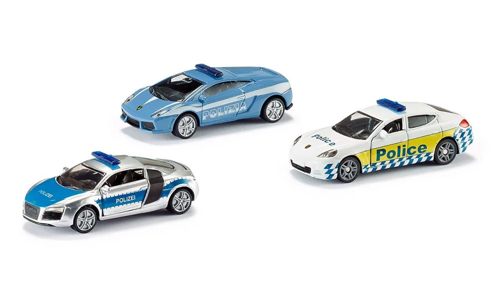 6302 Set Politiewagens, Siku