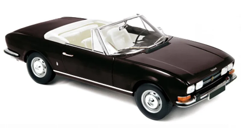 184784 Peugeot 504 Cabriolet 1971, zwart, Norev