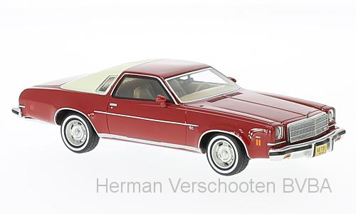 47185 Chevrolet Malibu 2-Door, rood/lichtbeige, Neoscale Models
