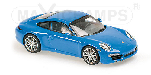 940060220 Porsche 911 Carrera S 2012, blauw, Maxichamps/Minichamps