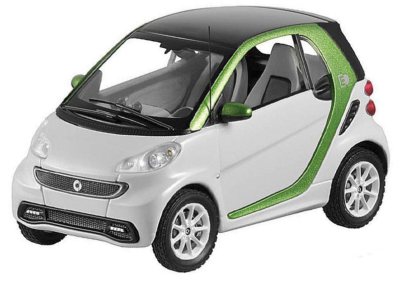 B66960172 Smart Fortwo Electric Drive Coupé, wit/groen, Spark