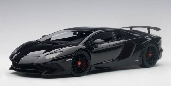 74556 Lamborghini Aventador LP750-4 SV, nero aldebaran/gloss black, Auto Art
