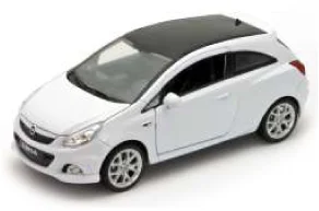 22511W Opel Corsa OPC 2008, wit, Welly