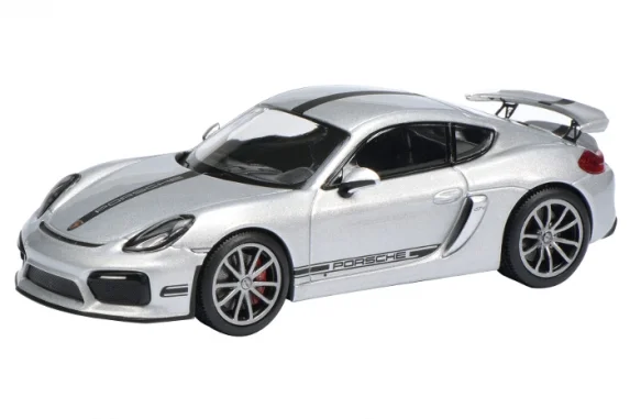 450759300 Porsche Cayman GT4, zilver, Schuco