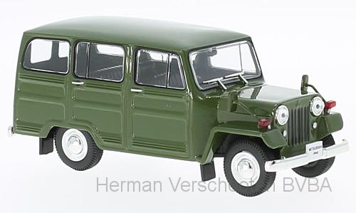 F43-013 Mitsubishi Jeep J30 1961, groen, RHD, First 1:43 Models