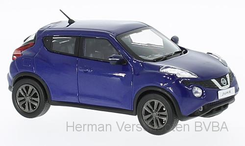 F43-047 Nissan Juke 2015, blauw, First 1:43 Models