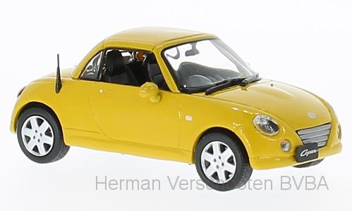 F43-065 Daihatsu Copen 2003, geel, First 1:43 Models