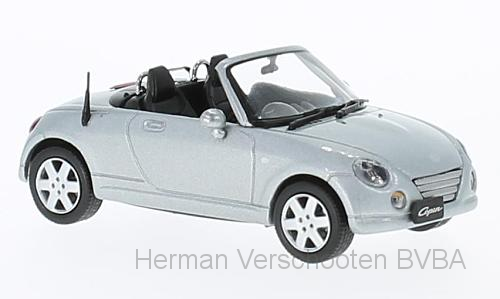F43-066 Daihatsu Copen convertible 2003, zilver, First 1:43 Models
