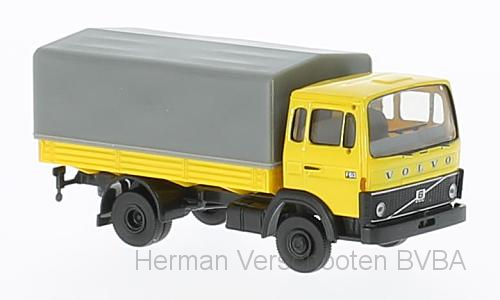 34750 Volvo F613 PP geel, Brekina