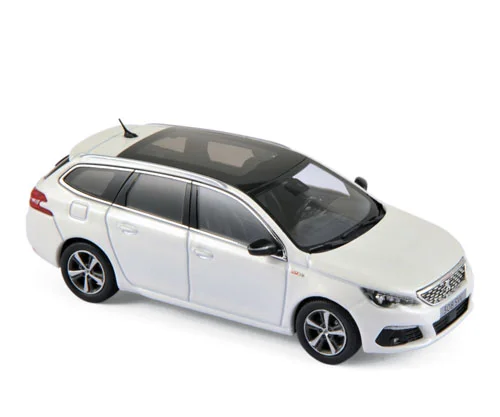 473818 Peugeot 308 SW GT Line 2017, Pearl White, Norev