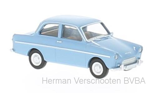 27701 DAF 600, pastellblau, TD, Brekina
