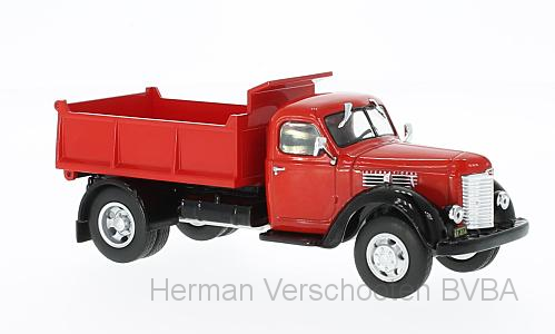 WB223 International Harvester KB 7, rood/zwart, Whitebox
