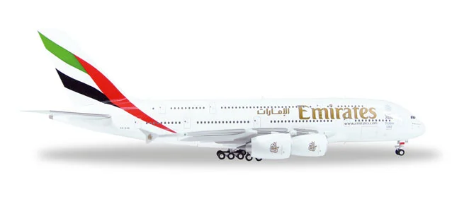 555432-002 Airbus A380-800 "Emirates", Herpa Wings