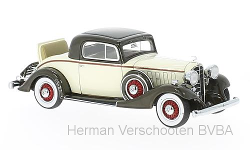 46775 Buick Series 66 S Sport Coupé, beige/donkerbruin, Neoscale Models