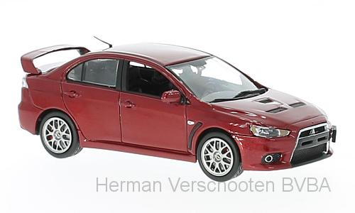 29295L Mitsubishi Lancer Evolution X, met. rood, Vitesse