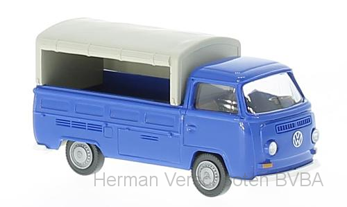 31603 VW T2 Pick-Up, blauw, Wiking