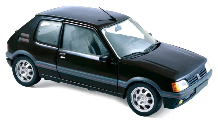 184854 Peugeot 205 GTi 1.9 1988, zwart, Norev