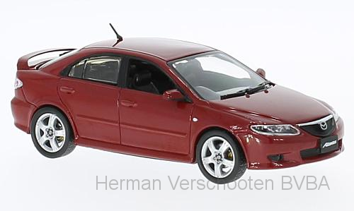 F43-026 Mazda Atenza 2002, rood, First 1:43 Models