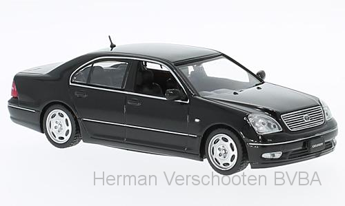 F43-064 Toyota Celsior 2001, zwart, First 1:43 Models
