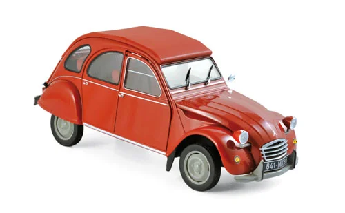 181495 Citroën 2CV 6 1972, Rio rood, Norev