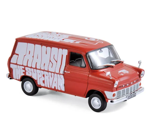 270521 Ford Transit 1965, rood, Norev