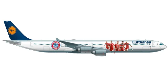530897 Airbus A340-600 "Lufthansa FCB 2017", Herpa Wings