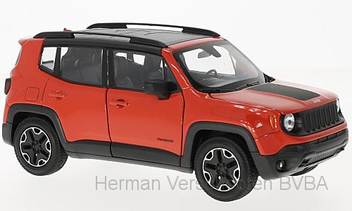 24071W Jeep Renegade Trailhawk, oranje, Welly