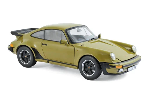 187575 Porsche 911 turbo 3.3 1977, Olijfgroen, Norev