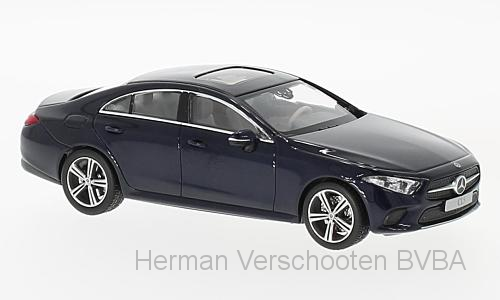 B66960543 Mercedes-Benz CLS Coupé, met. blauw, Norev