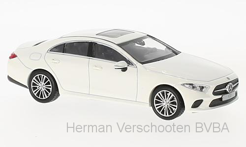 B66960544 Mercedes-Benz CLS Coupé, wit, Norev